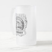 Vrachtwagenchauffeurs worden in februari geboren matglas bierpul (Voorkant links)