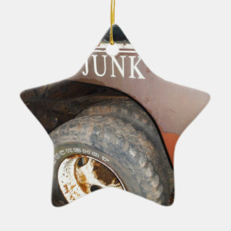 vrachtwagengeld voor junk Car Sign Keramisch Ornament