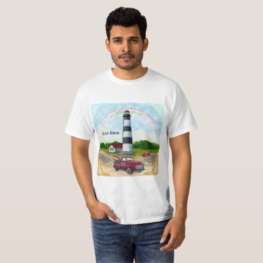 Vrachtwagenkeuze vuurtoren t-shirt (Voorkant volledig)