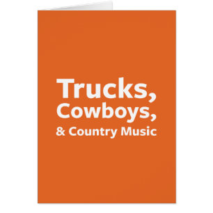 Vrachtwagens, cowboys en country Music