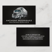 Vrachtwagens | Transport Levering Goederen Visitekaartje (Voorkant / Achterkant)