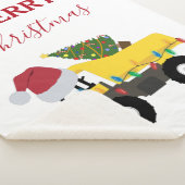 Vrachtwagens voor de bouw van kerst sherpa deken (3/4)