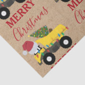 Vrachtwagens voor de bouw van kerst tissuepapier (Detail)