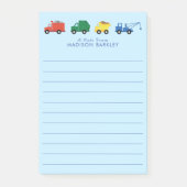 Vrachtwagens voor de bouw van kippen Kind Post-it® Notes (Voorkant)