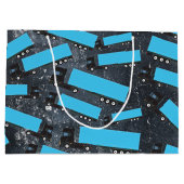 Vrachtwagens voor vrachtwagens met halfaanhangwage groot cadeauzakje (Achterkant)