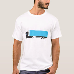 Vrachtwagens voor vrachtwagens met halfaanhangwage t-shirt