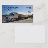 vrachtwagenvervoer visitekaartje (Voorkant / Achterkant)
