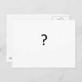 Vragen Briefkaart (Voorkant / Achterkant)