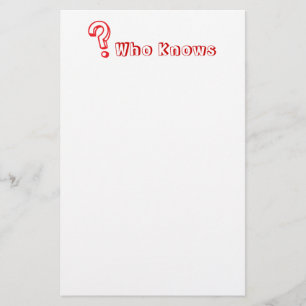 Vragen Briefpapier