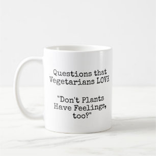 Vragen die Vegetariërs LEUK vinden! Hebben Planten Koffiemok