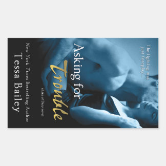 Vragen om problemen door Tessa Bailey Rechthoekige Sticker