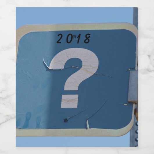 Vragen Wijn Etiket (Enkel label)