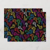 Vragenmerken Kaart (Voorkant / Achterkant)