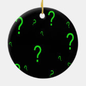 Vragenmerken Keramisch Ornament (Achterkant)