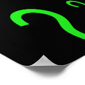 Vragenmerken Poster (Hoek)