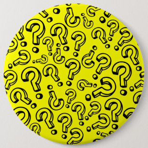 Vragenmerken Ronde Button 6,0 Cm