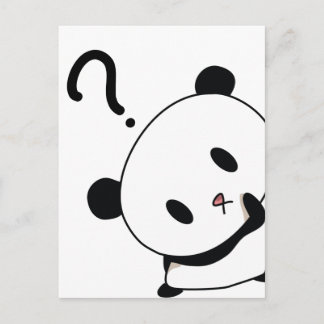 vragenuur panda briefkaart