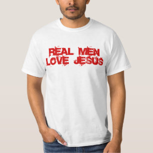 Vrai amour Jésus, T-shirt chrétien d'hommes de