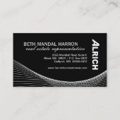 Vrai carte de visite d'agent immobilier (Dos)