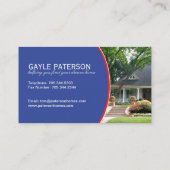 Vrai carte de visite d'agent immobilier (Dos)