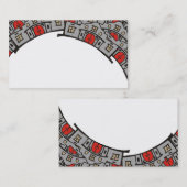 Vrai carte de visite d'agent immobilier (Devant / Derrière)