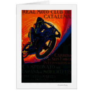 Vrai cru PosterEurope de club de Moto