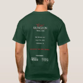 Vrai donjon - Con crâne - T-shirt vert foncé (Dos)