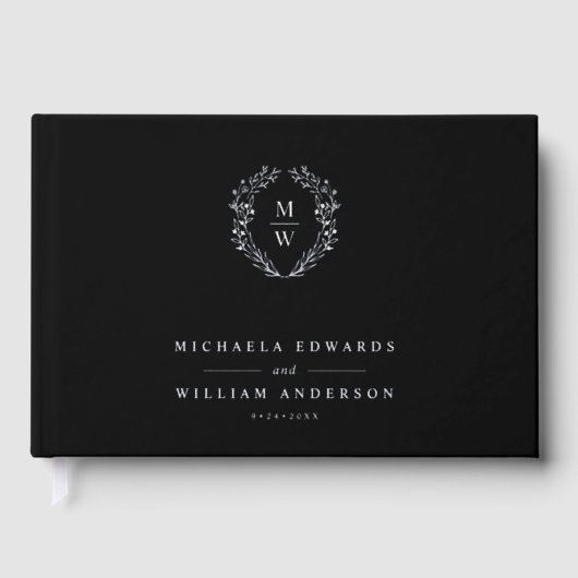 VRAI FOIL Simple Élégant Mariage de couronne botan (Recto)