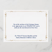 VRAI Gold Fale O Holy Nativité Carte (Verso)