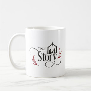 Vrai Histoire Nativité Noël Tasse à Café