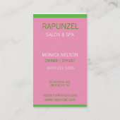 Vrai joli carte de visite de filles de sororité de (Dos)