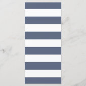 Vrai Nord | Carte de menu Mariage de boussole naut (Dos)