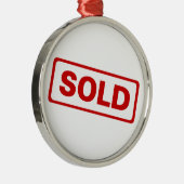 Vrai ornement de Noël d'agent immobilier (Droite)