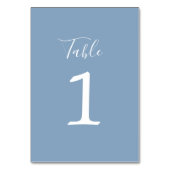 Vrai Simplicité 1 Mariage Glacier Numéro de table (Par défaut)