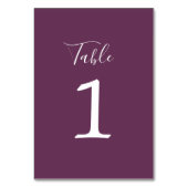 Vrai Simplicité 1 Mariage Numéro de table de graph (Par défaut)