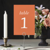 Vrai Simplicité 2 Coral Mariage Numéro de table