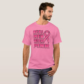 vrai T-shirt de rose de vêtements pour hommes (Devant entier)