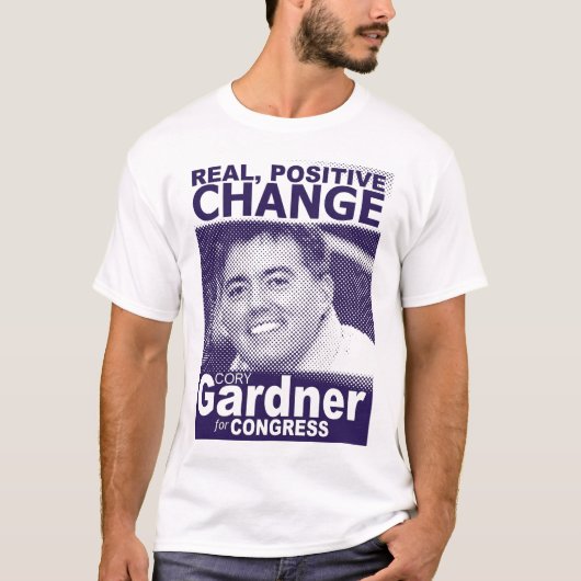 Vrai T-shirt positif de changement (Devant)