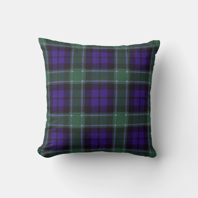 Vrai tartan écossais - Graham - coussin (Recto)