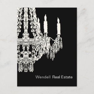 Vraie carte postale de la publicité d'agent