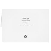 Vraie citation inspirée de machine à écrire - (Dos Horizontal)