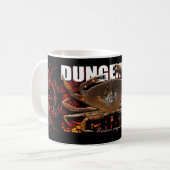 Vraie mosaïque de Dungeness, crabe 3D, tasse du (Devant gauche)