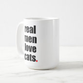 Vraie tasse de chats d'amour d'hommes (Devant gauche)