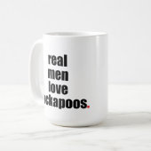 Vraie tasse de Cockapoos d'amour d'hommes (Devant gauche)