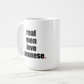 Vraie tasse de Havanese d'amour d'hommes (Devant gauche)