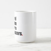 Vraie tasse de Schnauzers d'amour d'hommes (Centre)