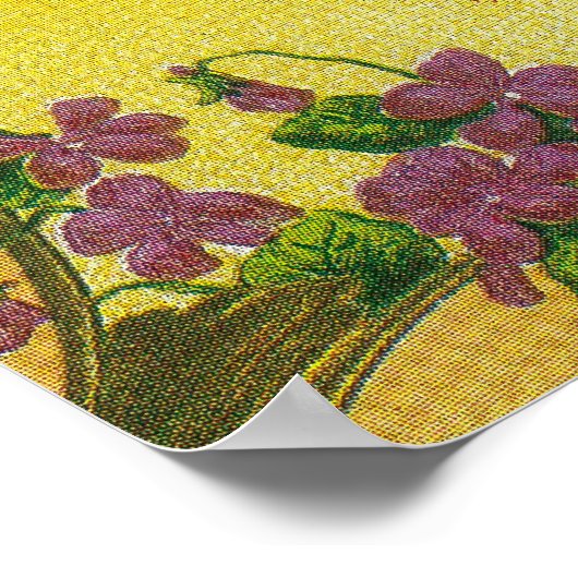 Vraie Violette Soap LabelParis, Frankrijk Poster (Hoek)