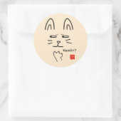 Vraiment? Autocollants de chat (Sac)