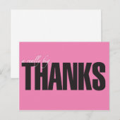 Vraiment Big Merci carte postale (Devant / Derrière)