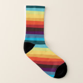 Vraiment coloré vraiment stripey chaussette (Droite extérieur)
